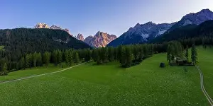 Panoramic Dolomites Print - Italy Mountain Landscape