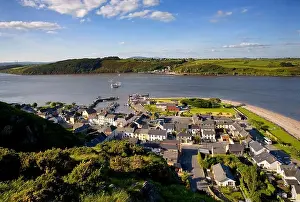 Prints of Passage East, County Waterford - from where the small car ferry terminal sails over Waterford Harbour to Ballyhack in County Wexford, Ireland Landscapes Prints: Passage East, County Waterford Print - Ferry Terminal