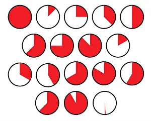 Pie Chart Sections Print
