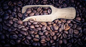 Framed Print : Roasted Coffee Beans Print Framed Print : Roasted Coffee Beans Print
