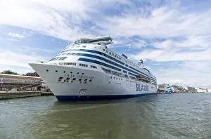 Framed Print : Silja Line Passenger Ship Print