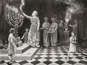Simon Maccabeus Print, 135 BC Hasmonean High Priest