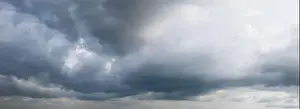 Storm Clouds Print from Drone View