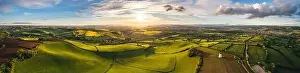 Devon Fields Spring Sunset Print