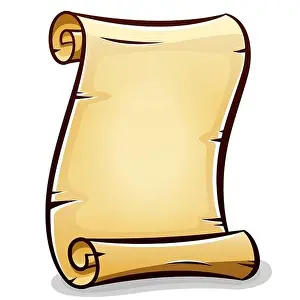 Paper Scroll Print