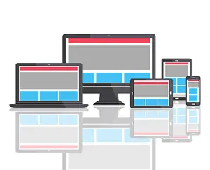 Web Design Template Print Copy Space Concept
