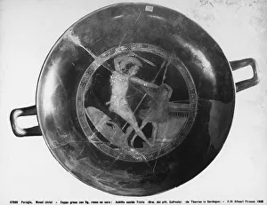 Greco Roman Artwork Prints: Achilles killing Troilo