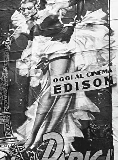 Advertisements protesting the Edison cinema