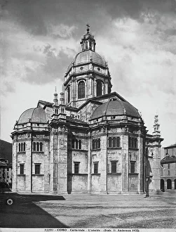 European Church Structures Prints: The apse of the cathedral of Como