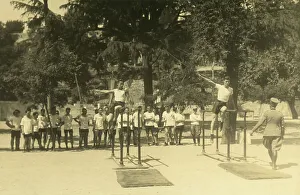 Athletic jumping exercises
