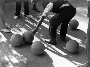 Outdoor Games Prints: The bowling