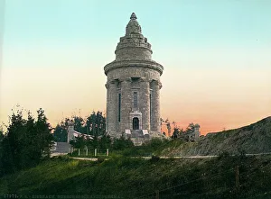 The Burschenschaftsdenkmal of Eisenach: commemorative monument of the student and bourgeois assembly, held in 1817, in resistance to the German Monarchy's Restoration