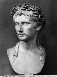Roman Art Museum Pieces Prints: Bust-portrait of Augustus