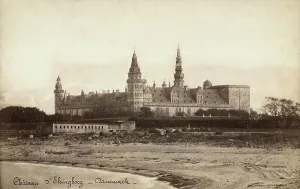 Fortified Tower Architecture Prints: The Castle of Helsingor in Denmark