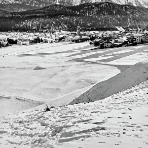 Celerina's view of snow
