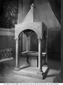 Early Middle Ages Art Prints: Ciborium with vegetable decorations