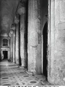 European Cathedral Interiors Prints: Columns inside the cathedral of Syracuse