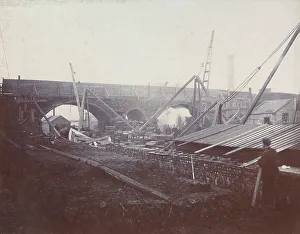 Construction of a bridge in Great Britain