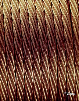 Metal Manufacturing Process Prints: Copper wires