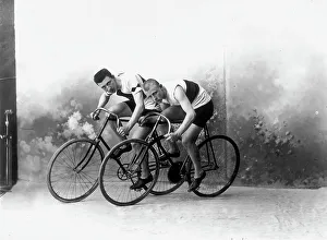 Couple of cyclists