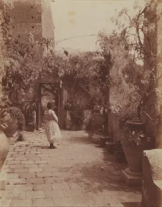 Courtyard of von Gloeden's house