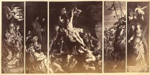 Elevation of the Cross, work by Rubens, collocated in the left transept of the Cathedral (Onze Lieve Vrouwkathedraal) of Antwerp