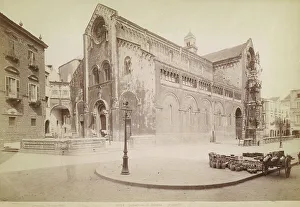 Christian Religious Structures Europe Prints: Faade of the Cathedral of Bitonto