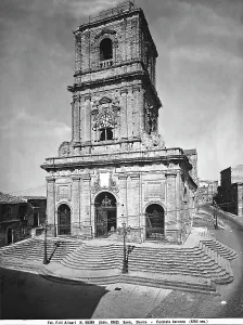 European Church Structures Prints: Faade of the cathedral of Enna