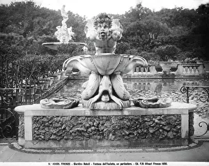 Greco Roman Mythology Art Prints: Detail of the Fountain of the Ocean