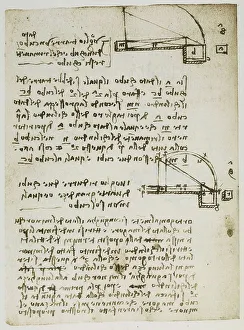 European Renaissance Art History Prints: Geometry notes on cubes, writings belonging to the Codex Forster I