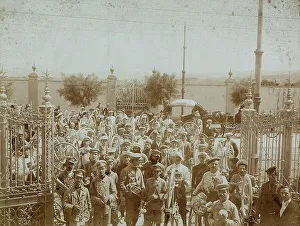 Group of cyclists