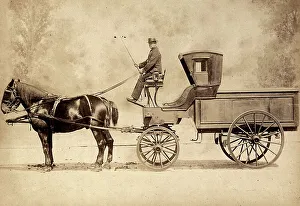 Hearse with coachman