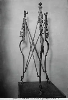 Hellenistic bronze tripod base, in the Museo di Antichit, Musei Reali, Turin