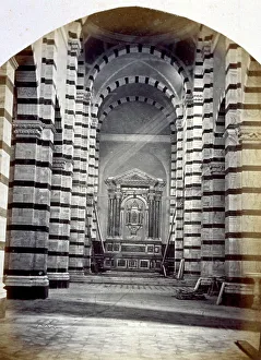 Christian Religious Buildings Italy Prints: Inside the Cathedral of Grosseto