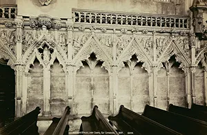 Detail of the interior of Ely Cathedral, England
