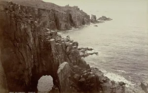 Cornwall Landscapes Prints: Land's End Cliff in Cornwall