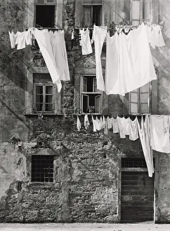 Laundry hanging out
