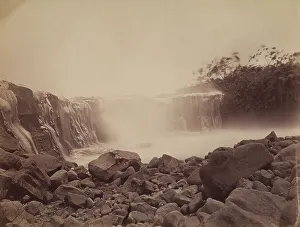Lava flow in progress