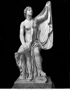 Leda with the swan, marble, ancient art, Museum of Villa Albani, Rome