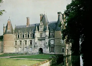Renaissance Style Buildings Europe Prints: Maintenon Castle