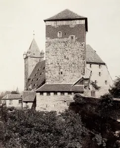 Medieval Tower Architecture Prints: A medieval tower in Nuremberg