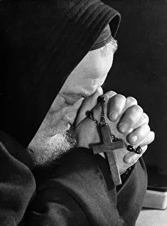 Monk praying