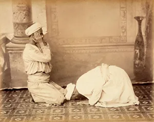 Two moslems praying