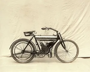 Motor Vehicle History Prints: Motorised bicycle