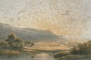 Mount Carmel in an etching by Bernatz et alii