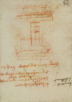 European Renaissance Periods Prints: Notes on mechanics, drawing from the Codex Forster III