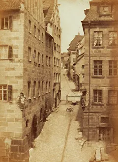 Old Town Street Scene Photography Prints: Nuremberg
