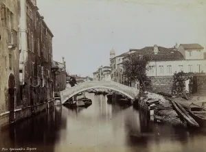 Ognissanti riva and canal, Venice