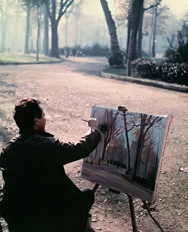 Male Artist Portrait Prints: The painter
