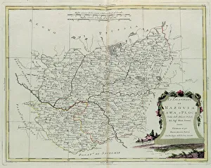 The Palatinates of Mazovia, Rava and Plock, engraving by G. Zuliani taken from Tome III of the Newest Atlas published in Venice in 1781 by Antonio Zatta, Private Collection